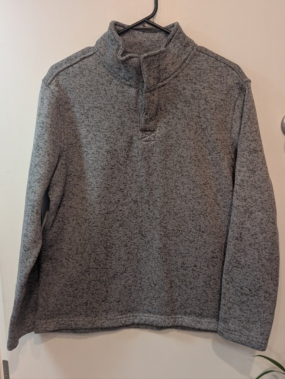 Polo by Ralph Lauren Men’s Heather Gray Zip-Up Pullover